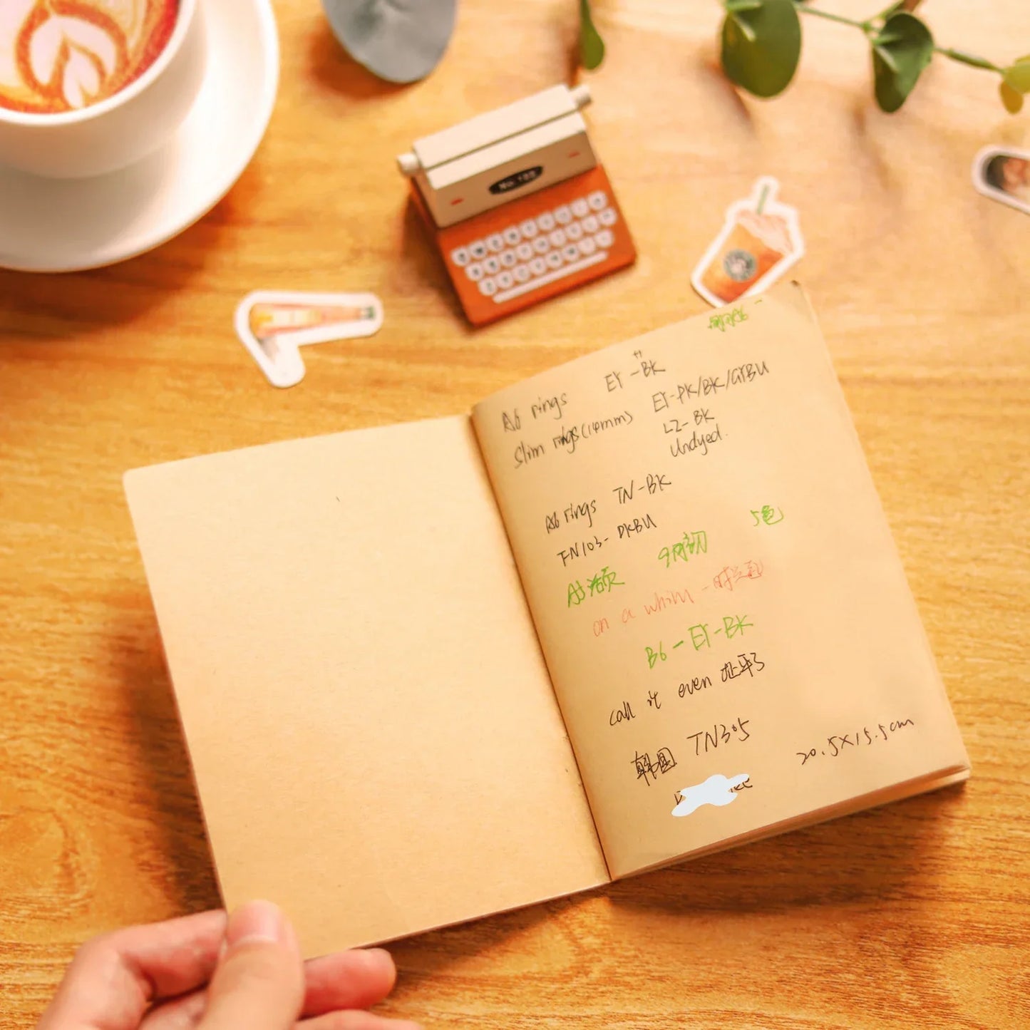 Leather Notebook Refill – Moterm Traveler Notebook Inserts A5 Passport Size Planner - ZOOMNSTORE