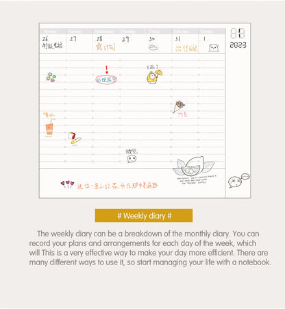 Leather Notebook Refill – Moterm Traveler Notebook Inserts A5 Passport Size Planner - ZOOMNSTORE