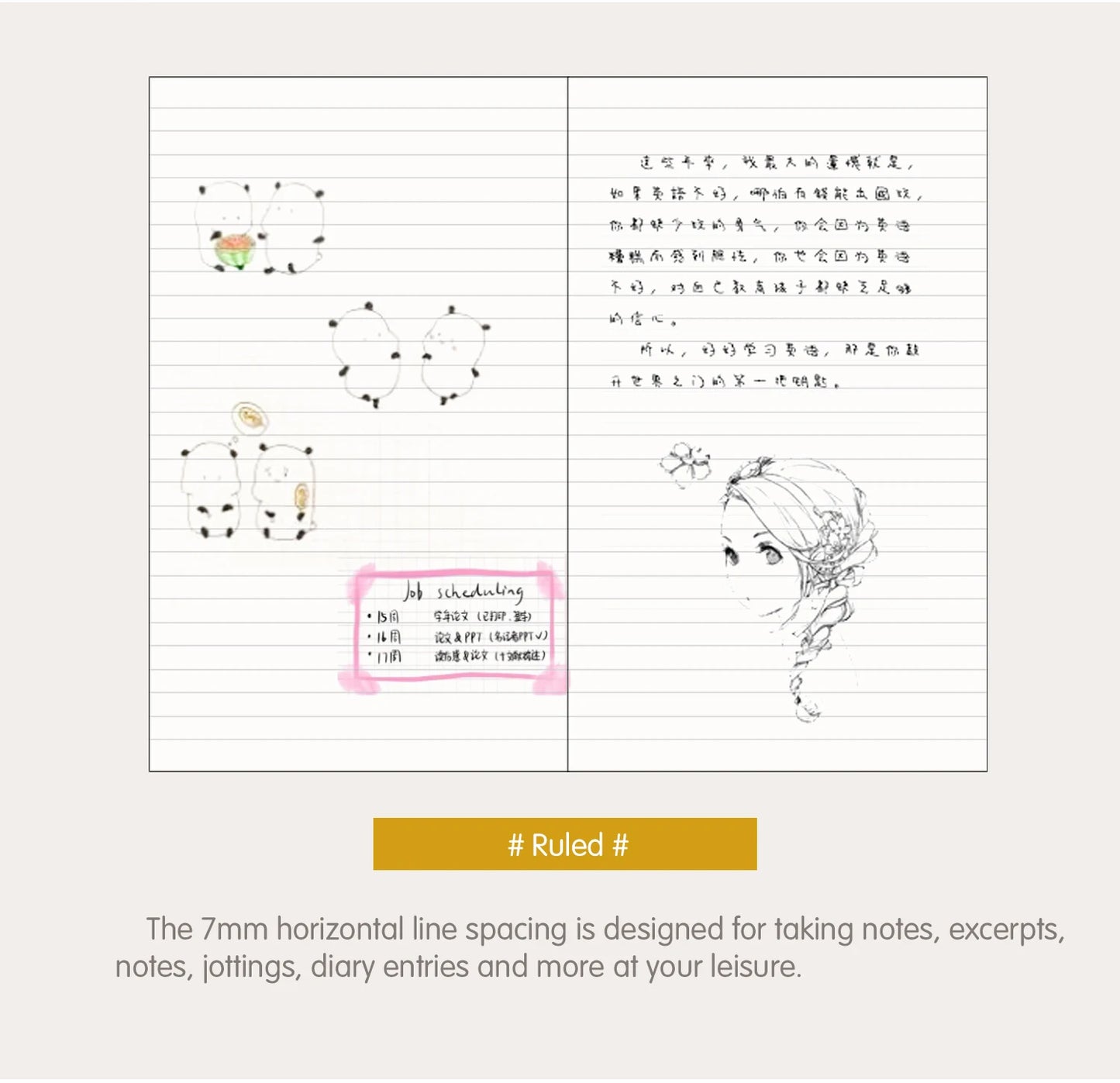 Leather Notebook Refill – Moterm Traveler Notebook Inserts A5 Passport Size Planner - ZOOMNSTORE