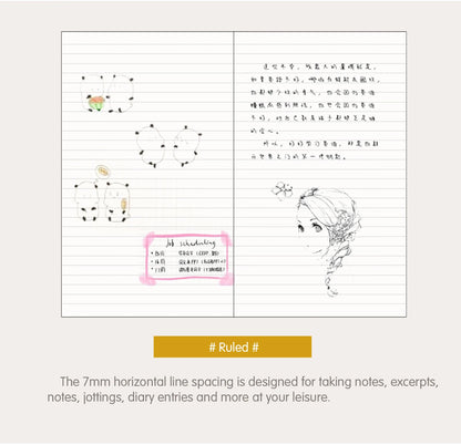 Leather Notebook Refill – Moterm Traveler Notebook Inserts A5 Passport Size Planner - ZOOMNSTORE