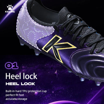 Leather Soccer Shoes – Kelme Kangaroo Cleats | Professional Football Boots Outdoor - ZOOMNSTORE