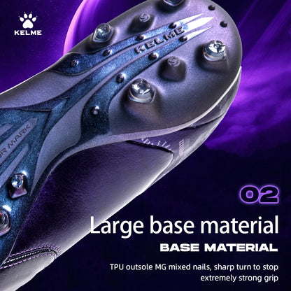 Leather Soccer Shoes – Kelme Kangaroo Cleats | Professional Football Boots Outdoor - ZOOMNSTORE