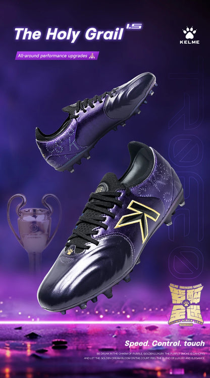 Leather Soccer Shoes – Kelme Kangaroo Cleats | Professional Football Boots Outdoor - ZOOMNSTORE