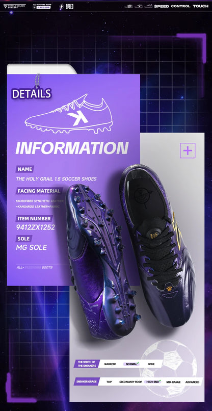 Leather Soccer Shoes – Kelme Kangaroo Cleats | Professional Football Boots Outdoor - ZOOMNSTORE