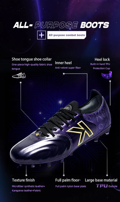 Leather Soccer Shoes – Kelme Kangaroo Cleats | Professional Football Boots Outdoor - ZOOMNSTORE