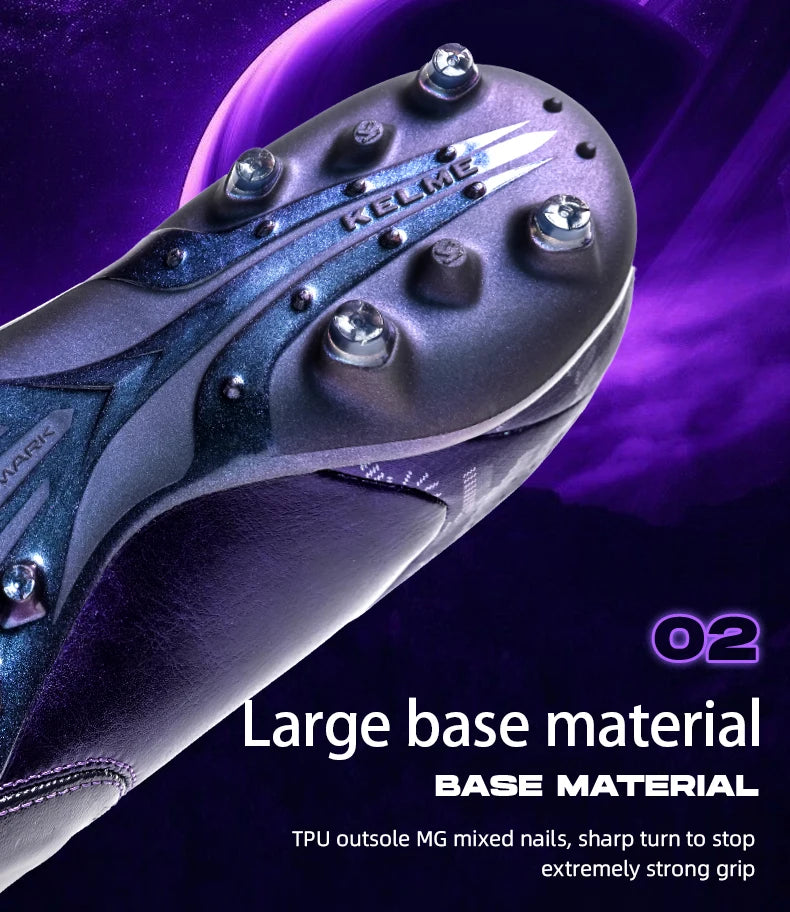 Leather Soccer Shoes – Kelme Kangaroo Cleats | Professional Football Boots Outdoor - ZOOMNSTORE