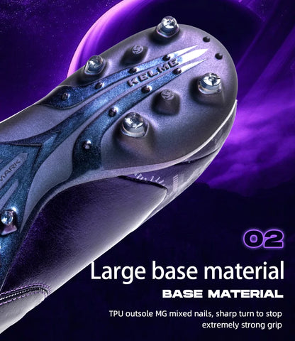 Leather Soccer Shoes – Kelme Kangaroo Cleats | Professional Football Boots Outdoor - ZOOMNSTORE
