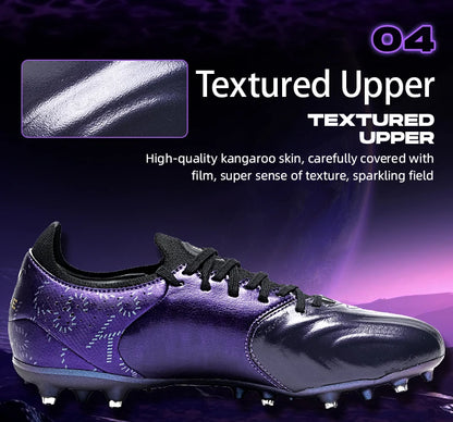 Leather Soccer Shoes – Kelme Kangaroo Cleats | Professional Football Boots Outdoor - ZOOMNSTORE