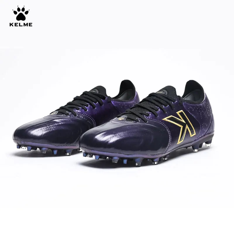 Leather Soccer Shoes – Kelme Kangaroo Cleats | Professional Football Boots Outdoor - ZOOMNSTORE
