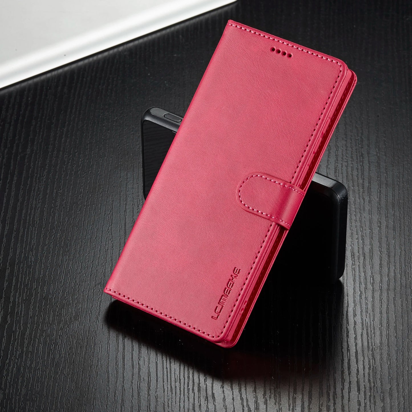 Leather Wallet Case for Samsung Galaxy S Series - Flip Card Cover for Note20 S10 S9 S21 S22 S23 S24 S25 - ZOOMNSTORE