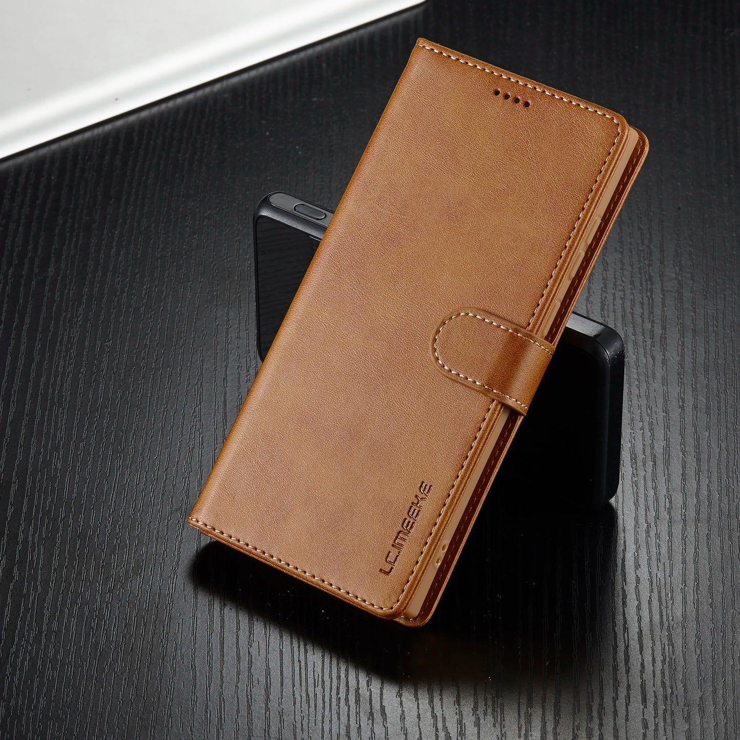 Leather Wallet Case for Samsung Galaxy S Series - Flip Card Cover for Note20 S10 S9 S21 S22 S23 S24 S25 - ZOOMNSTORE