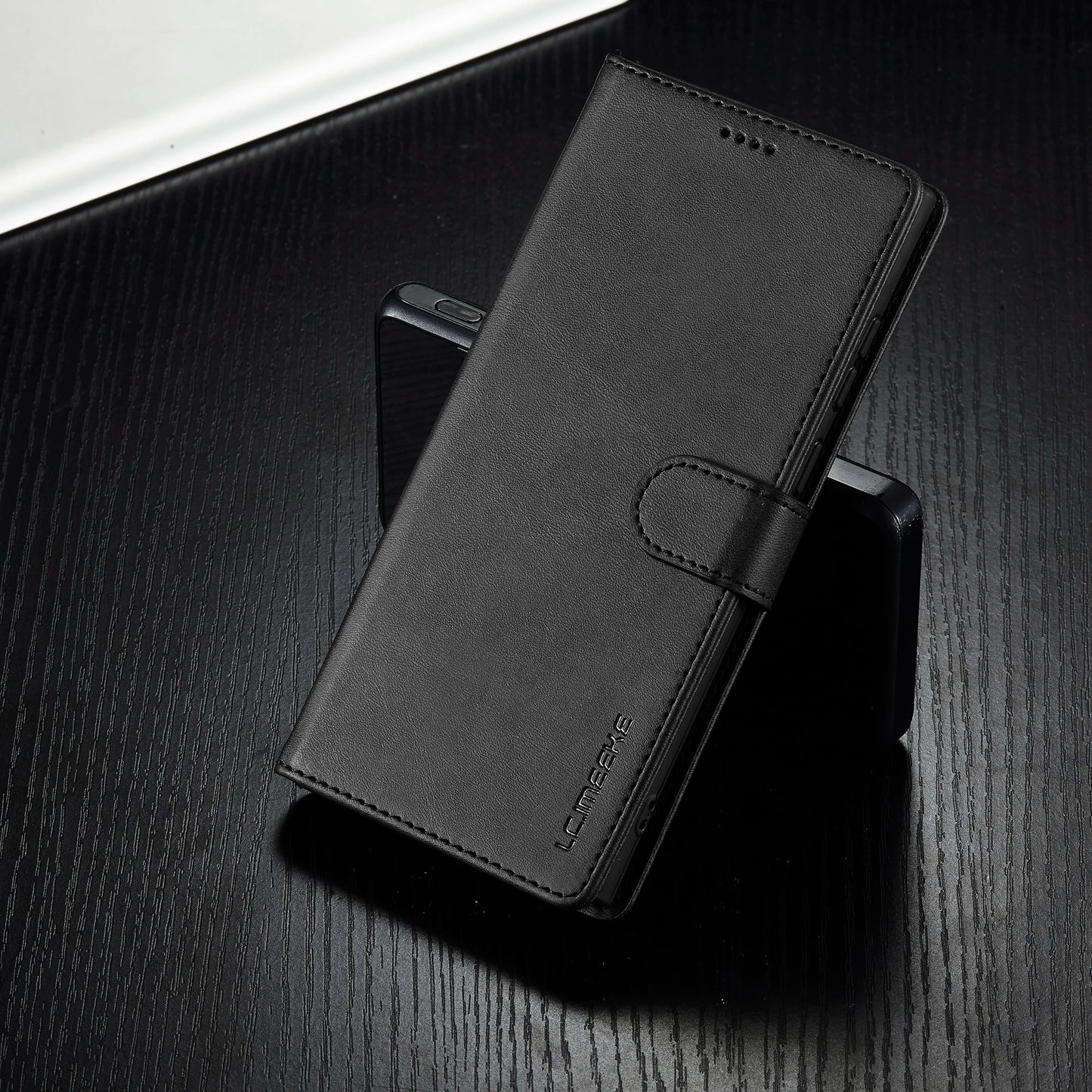 Leather Wallet Case for Samsung Galaxy S Series - Flip Card Cover for Note20 S10 S9 S21 S22 S23 S24 S25 - ZOOMNSTORE