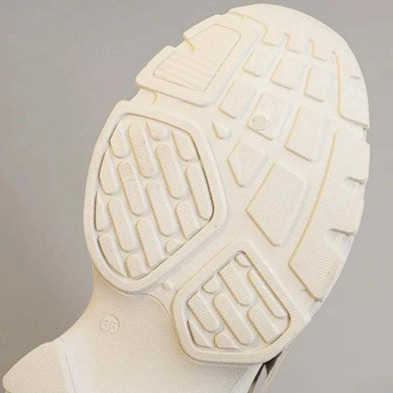 Leather Women Sneakers - Height Increasing Shoes | Designer Platform Casual Footwear - ZOOMNSTORE