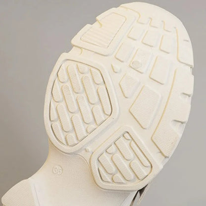 Leather Women Sneakers - Height Increasing Shoes | Designer Platform Casual Footwear - ZOOMNSTORE