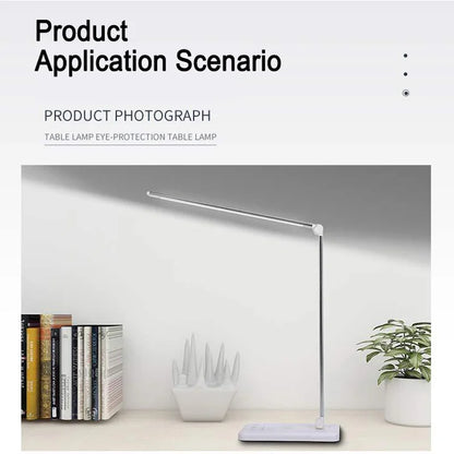 Led Smart Usb Lamp - Wireless Charging Folding Table Lamp | Rechargeable Desk Light - ZOOMNSTORE