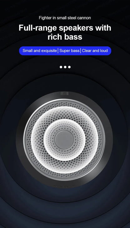 Lenovo Bluetooth Speaker - Portable Wireless Speaker With Stereo Surround Sound - ZOOMNSTORE