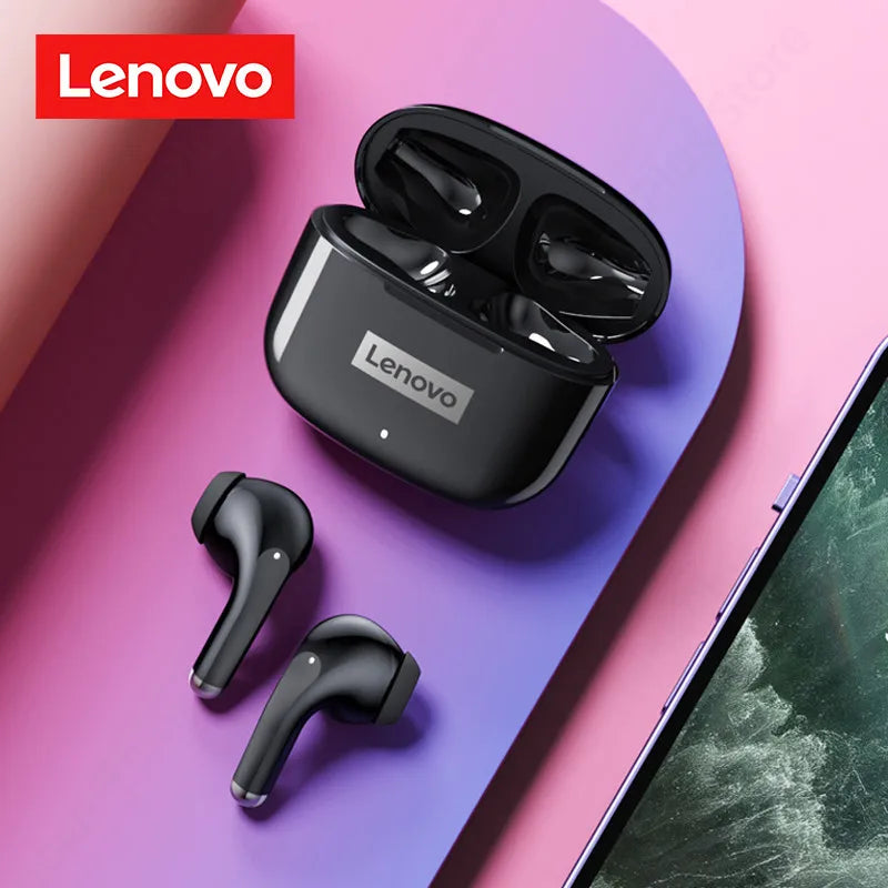 Lenovo LP40 Pro TWS Earphones - Bluetooth 51 Ergonomic Headset with Quick Connect - ZOOMNSTORE