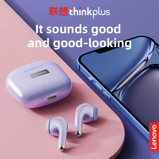 Lenovo LP40 Pro TWS Earphones - Bluetooth 51 Ergonomic Headset with Quick Connect - ZOOMNSTORE