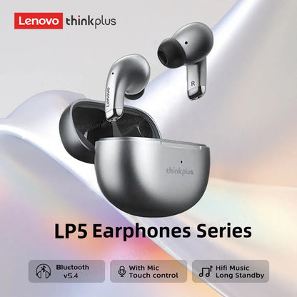Lenovo LP5 Pro Earphones - Wireless Bluetooth 5.4 Gaming Earbuds | Low Latency IPX5 Waterproof Sports Headset - ZOOMNSTORE