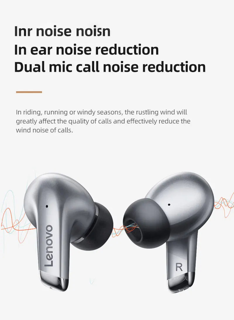 Lenovo LP5 Pro Earphones - Wireless Bluetooth 5.4 Gaming Earbuds | Low Latency IPX5 Waterproof Sports Headset - ZOOMNSTORE
