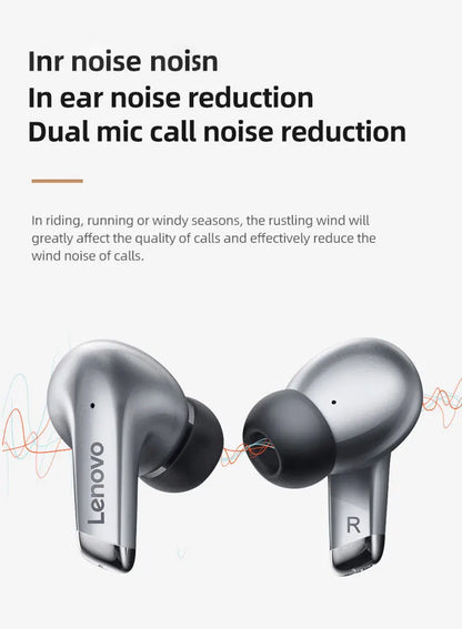 Lenovo LP5 Pro Earphones - Wireless Bluetooth 5.4 Gaming Earbuds | Low Latency IPX5 Waterproof Sports Headset - ZOOMNSTORE