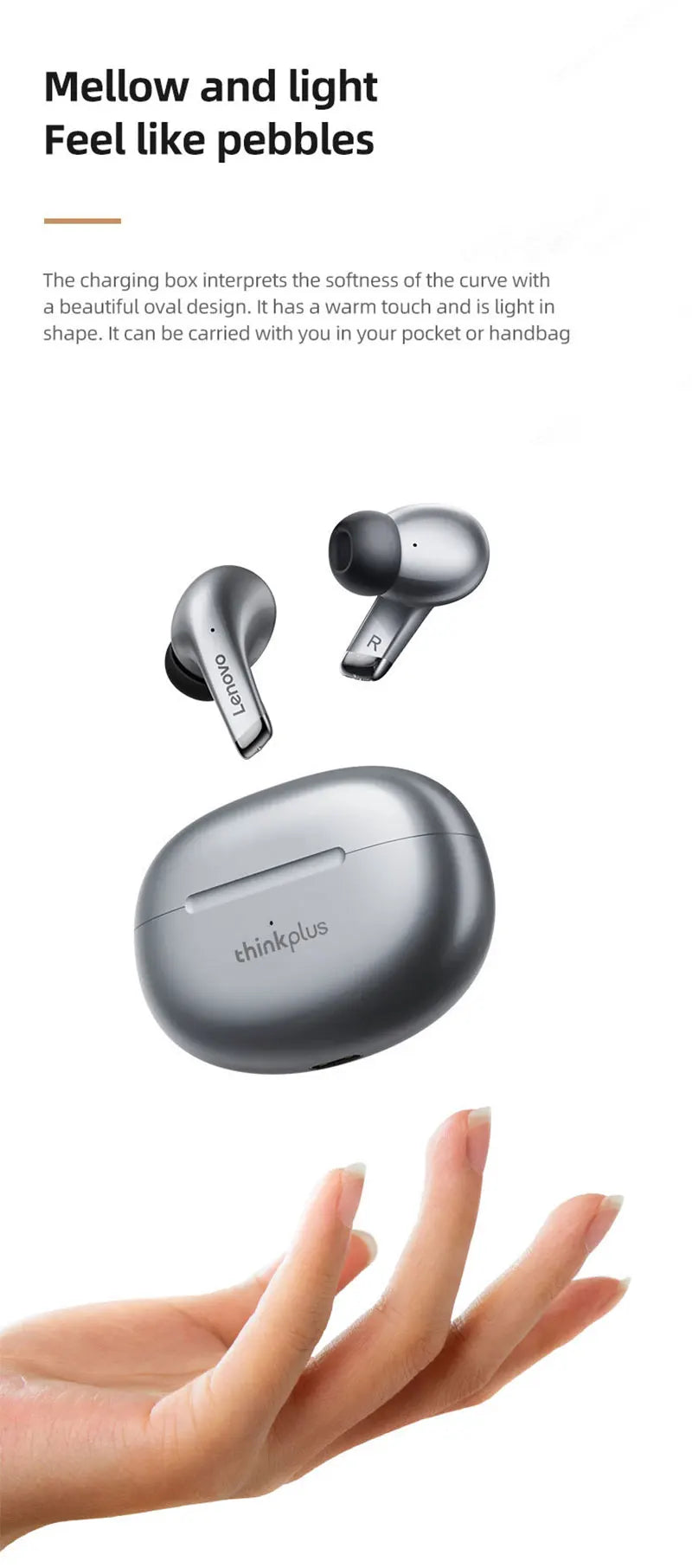 Lenovo LP5 Pro Earphones - Wireless Bluetooth 5.4 Gaming Earbuds | Low Latency IPX5 Waterproof Sports Headset - ZOOMNSTORE