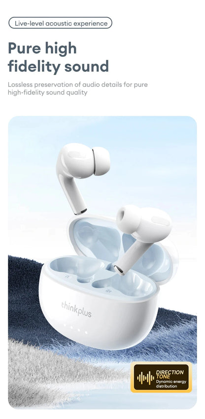 Lenovo LP5 Pro Earphones - Wireless Bluetooth 5.4 Gaming Earbuds | Low Latency IPX5 Waterproof Sports Headset - ZOOMNSTORE