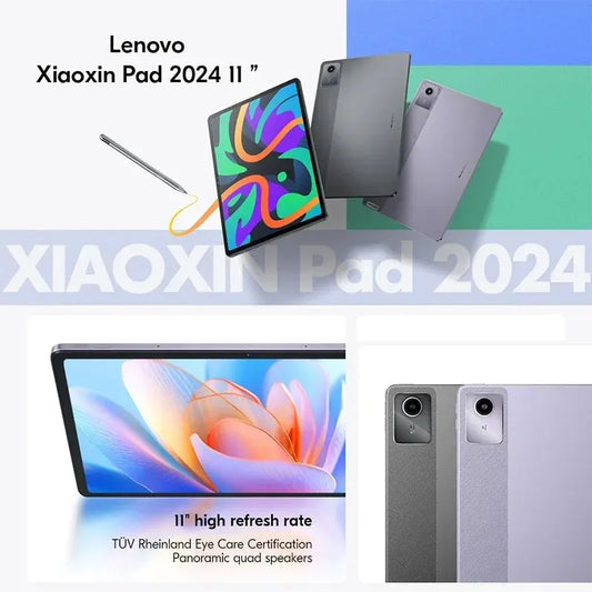 Lenovo XiaoXin Pad 2024 - 11 Tablet 8GB RAM 128GB Storage Snapdragon 685 8MP Camera 7040mAh Battery 20W Charger - ZOOMNSTORE