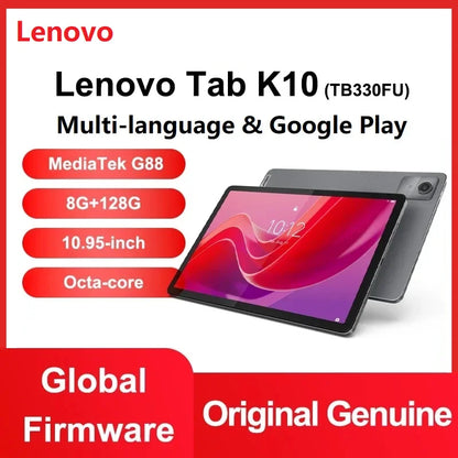 Global Firmware 8GB 128GB CN Version Original New Lenovo Pads Zhaoyang Tab K10 10.95' 90Hz MTK Helio G88 Tablets 7040mAh - ZOOMNSTORE