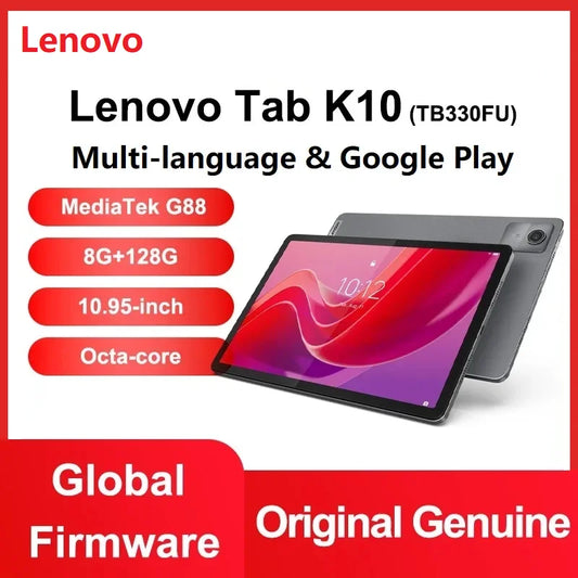 Global Firmware 8GB 128GB CN Version Original New Lenovo Pads Zhaoyang Tab K10 10.95' 90Hz MTK Helio G88 Tablets 7040mAh - ZOOMNSTORE