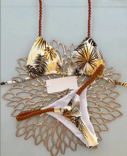 Leopard Print Bikini Set - Sexy Womens Swimsuit Beachwear - ZOOMNSTORE