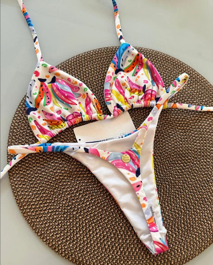 Leopard Print Bikini Set - Sexy Womens Swimsuit Beachwear - ZOOMNSTORE