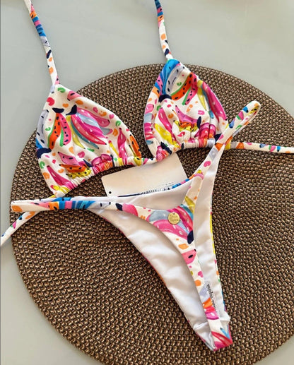 Leopard Print Bikini Set - Sexy Womens Swimsuit Beachwear - ZOOMNSTORE