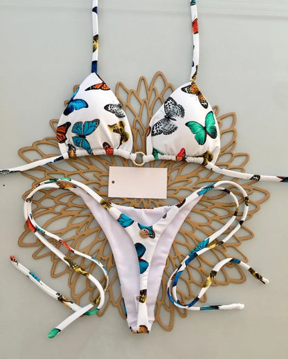 Leopard Print Bikini Set - Sexy Womens Swimsuit Beachwear - ZOOMNSTORE