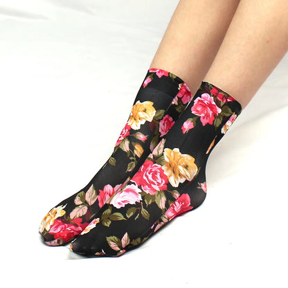 Leopard Print Short Socks - Comfortable Breathable Summer Stockings - ZOOMNSTORE