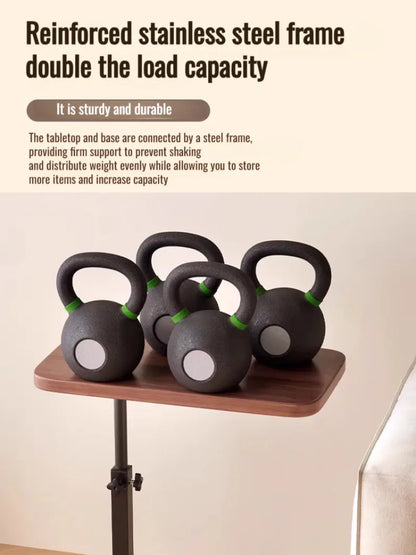 Adjustable Liftable Coffee Table - Rotating Foldable Sofa Side Table with Storage - ZOOMNSTORE