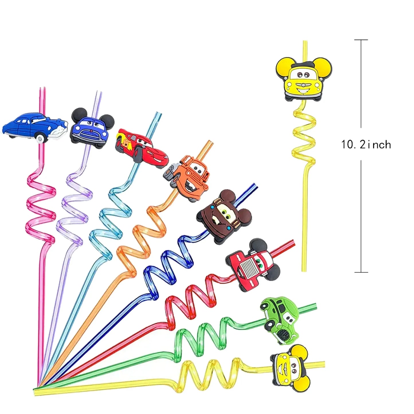 Lightning McQueen Party Supplies - Disposable Tableware  Paper Plates for Kids Birthday  Baby Shower - ZOOMNSTORE