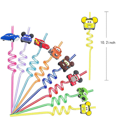 Lightning McQueen Party Supplies - Disposable Tableware  Paper Plates for Kids Birthday  Baby Shower - ZOOMNSTORE