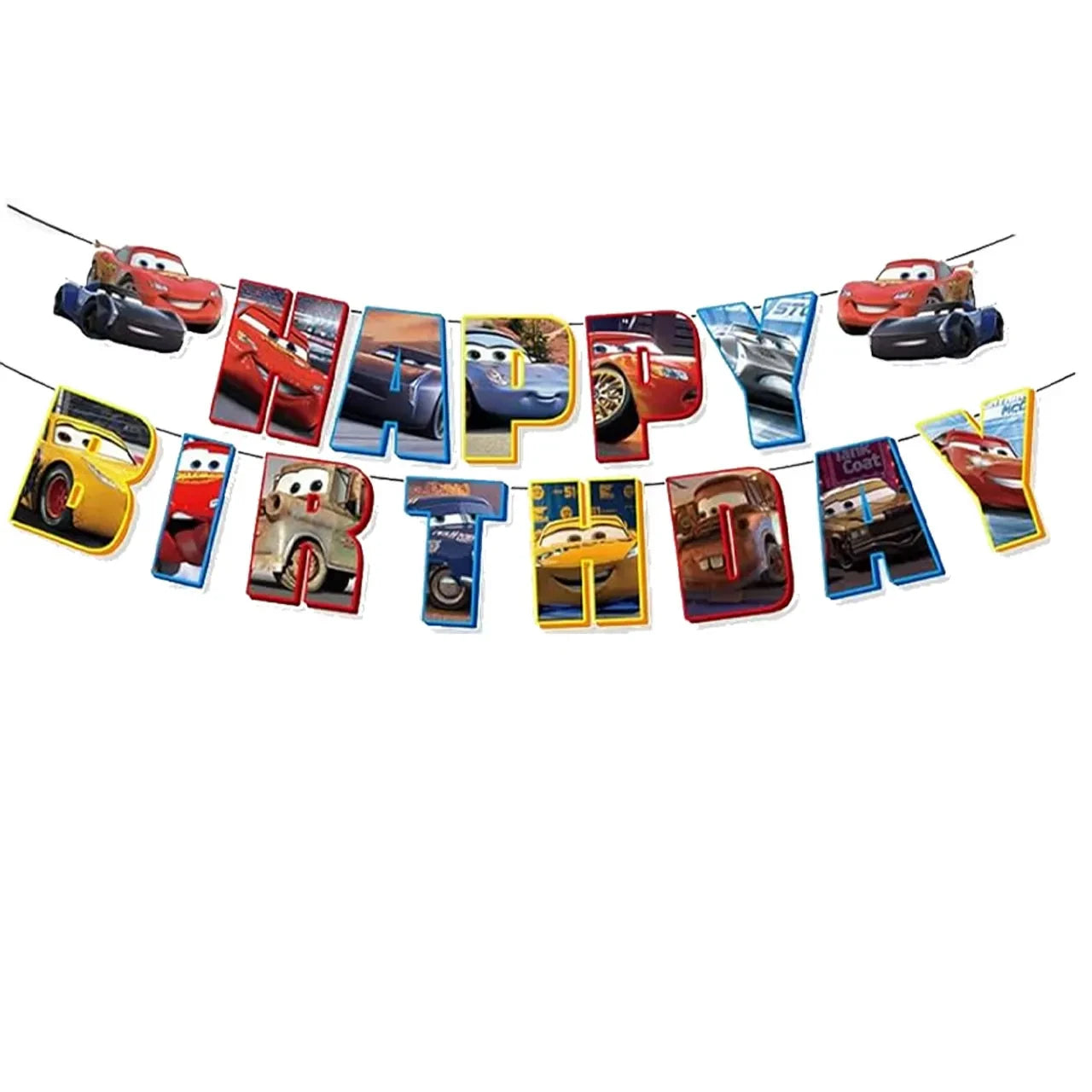 Lightning McQueen Party Supplies - Disposable Tableware  Paper Plates for Kids Birthday  Baby Shower - ZOOMNSTORE