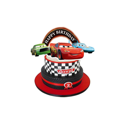 Lightning McQueen Party Supplies - Disposable Tableware  Paper Plates for Kids Birthday  Baby Shower - ZOOMNSTORE