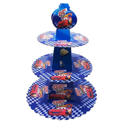 Lightning McQueen Party Supplies - Disposable Tableware  Paper Plates for Kids Birthday  Baby Shower - ZOOMNSTORE