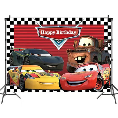 Lightning McQueen Party Supplies - Disposable Tableware  Paper Plates for Kids Birthday  Baby Shower - ZOOMNSTORE
