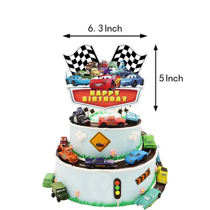 Lightning McQueen Party Supplies - Disposable Tableware  Paper Plates for Kids Birthday  Baby Shower - ZOOMNSTORE