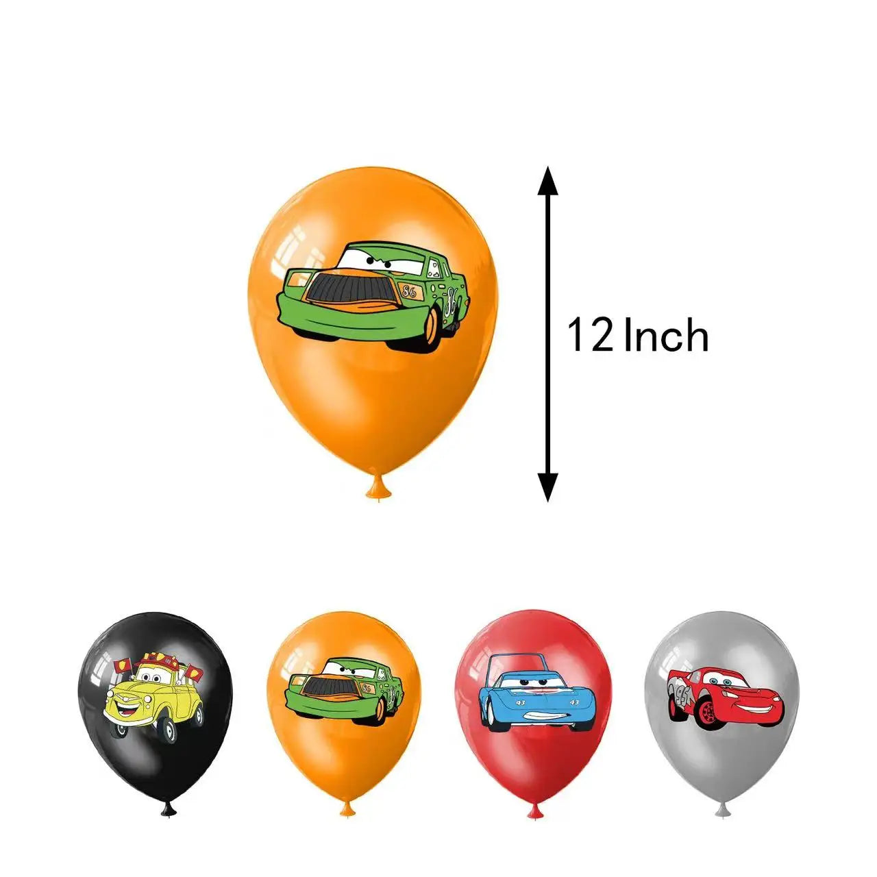 Lightning McQueen Party Supplies - Disposable Tableware  Paper Plates for Kids Birthday  Baby Shower - ZOOMNSTORE