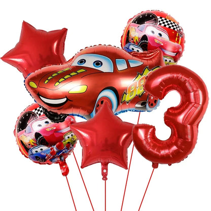 Lightning McQueen Party Supplies - Disposable Tableware  Paper Plates for Kids Birthday  Baby Shower - ZOOMNSTORE