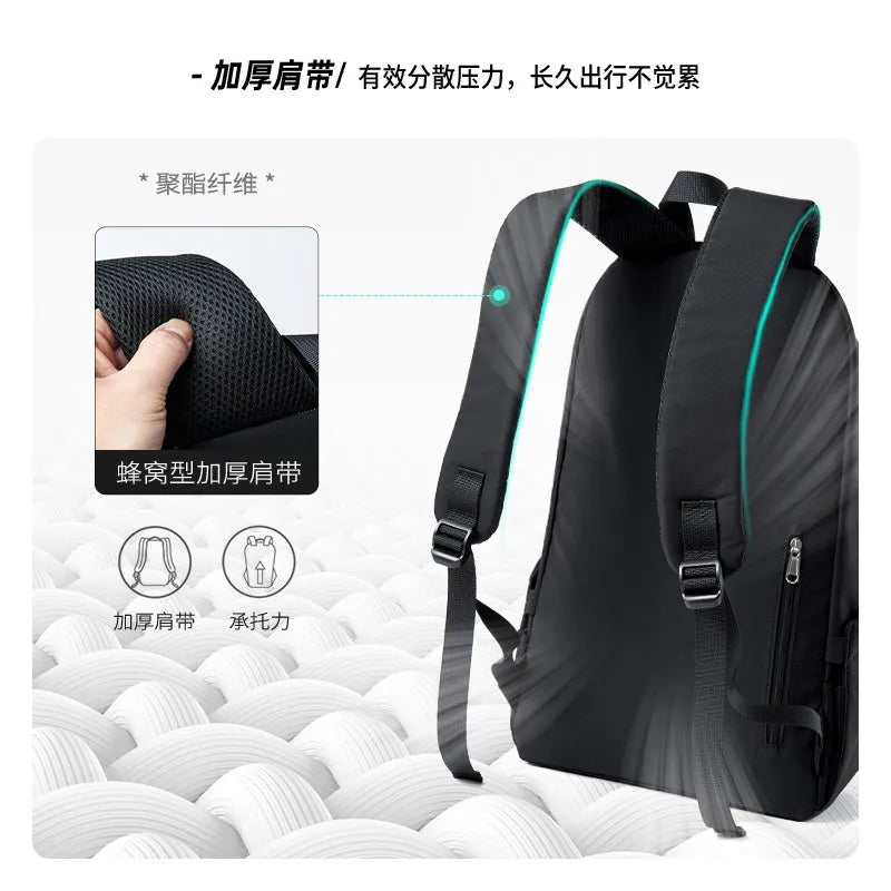 Lightweight 156 Laptop Backpack - Waterproof Oxford Travel Bag for Men  Teens - ZOOMNSTORE