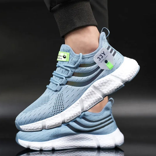 Lightweight Breathable Mens Sneakers - Casual Running Jogging Shoes - ZOOMNSTORE