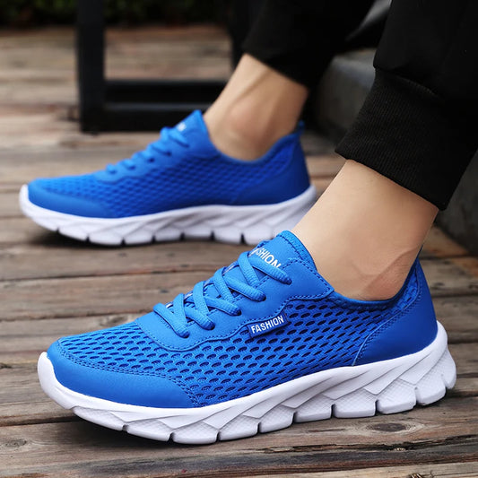 Lightweight Breathable Mesh Athletic Shoes - High-Quality Sport Sneakers for Running and Walking - ZOOMNSTORE