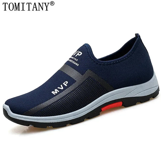 Lightweight Breathable Mesh Sneakers - Casual Slip-On Loafers for Men - ZOOMNSTORE