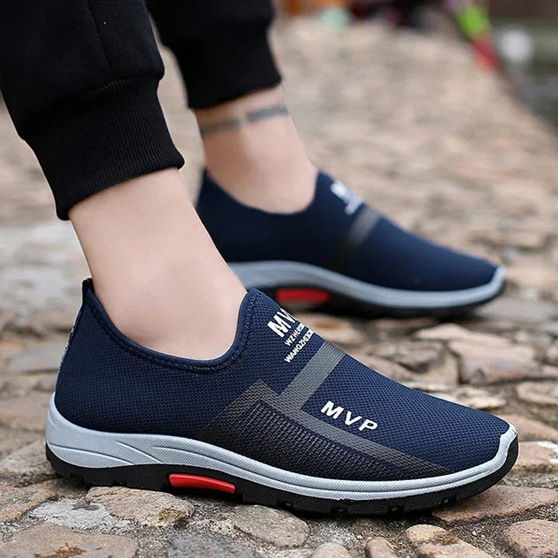 Lightweight Breathable Mesh Sneakers - Casual Slip-On Loafers for Men - ZOOMNSTORE